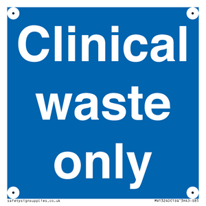 MV13240: Clinical waste only