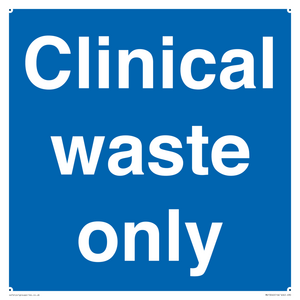 MV13240: Clinical waste only