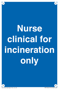 MV13244: Nurse clinical for incineration only