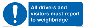 MV13373: All drivers and visitors must report to weighbridge