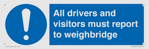 MV13373: All drivers and visitors must report to weighbridge