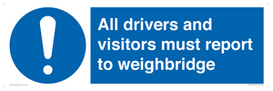 MV13373: All drivers and visitors must report to weighbridge