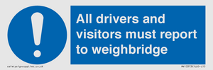 MV13373: All drivers and visitors must report to weighbridge