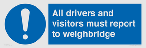 MV13373: All drivers and visitors must report to weighbridge