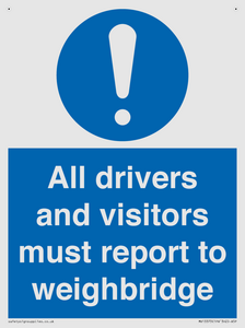 MV13373: All drivers and visitors must report to weighbridge
