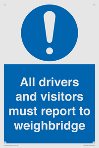 MV13373: All drivers and visitors must report to weighbridge