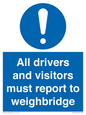 MV13373: All drivers and visitors must report to weighbridge
