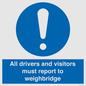 MV13373: All drivers and visitors must report to weighbridge