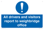MV13380: All drivers and visitors report to weighbridge office