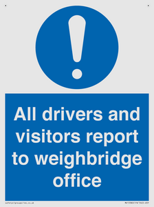 MV13380: All drivers and visitors report to weighbridge office