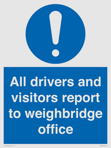 MV13380: All drivers and visitors report to weighbridge office