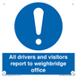 MV13380: All drivers and visitors report to weighbridge office