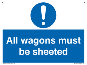 MV13384: All wagons must be sheeted