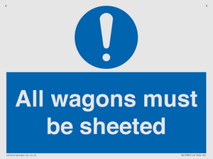 MV13384: All wagons must be sheeted