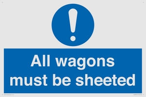MV13384: All wagons must be sheeted