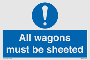 MV13384: All wagons must be sheeted