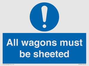 MV13384: All wagons must be sheeted