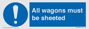 MV13384: All wagons must be sheeted