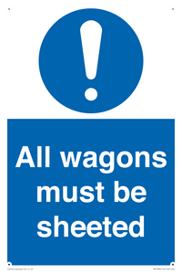 MV13384: All wagons must be sheeted