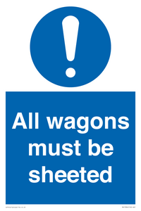 MV13384: All wagons must be sheeted
