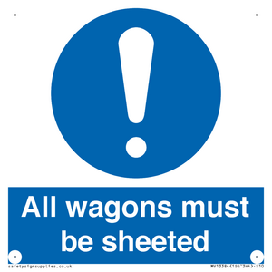 MV13384: All wagons must be sheeted