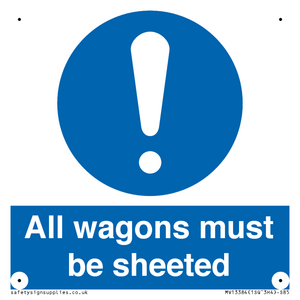 MV13384: All wagons must be sheeted