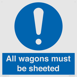MV13384: All wagons must be sheeted
