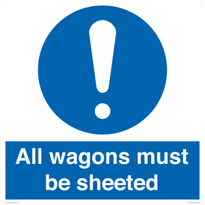 MV13384: All wagons must be sheeted