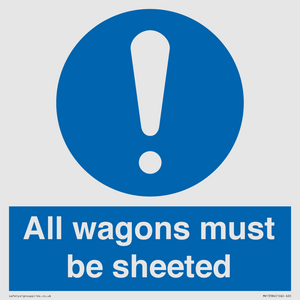 MV13384: All wagons must be sheeted
