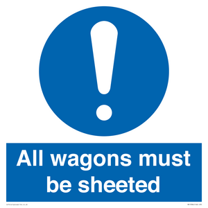 MV13384: All wagons must be sheeted