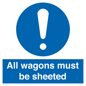 MV13384: All wagons must be sheeted