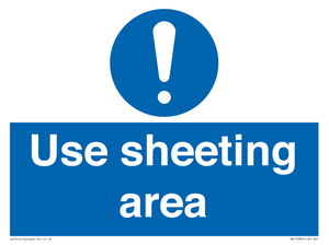 MV13386: Use sheeting area