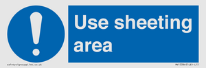 MV13386: Use sheeting area