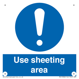 MV13386: Use sheeting area