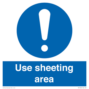 MV13386: Use sheeting area