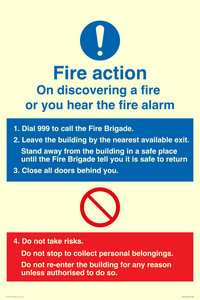 MV13418: Basic Fire Action Notice