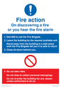 MV13418: Basic Fire Action Notice