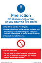 MV13418: Basic Fire Action Notice