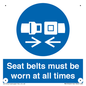 MV13520: Seat belts must be worn at all times