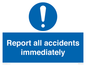 MV13531: Report all accidents immediately