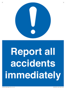 MV13531: Report all accidents immediately