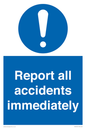 MV13531: Report all accidents immediately