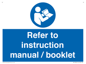 MV13922: Refer to instruction manual