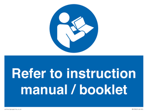 MV13922: Refer to instruction manual