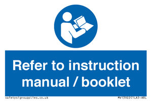 MV13922: Refer to instruction manual