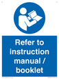 MV13922: Refer to instruction manual