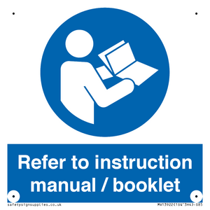 MV13922: Refer to instruction manual