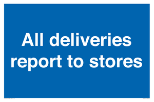 MV14431: All deliveries report to stores