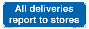 MV14431: All deliveries report to stores