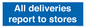 MV14431: All deliveries report to stores